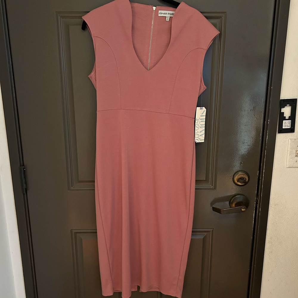 Pencil knee length dress